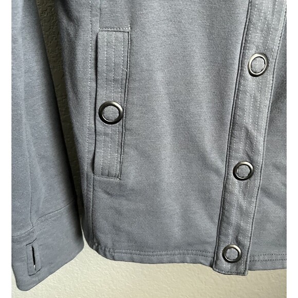 KUHL Krush Women's S Mock Neck Lightweight Jacket Snap Closure Hiking - Gray - Picture 6 of 11